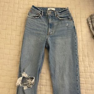 Abercrombie 90s straight jean curve love